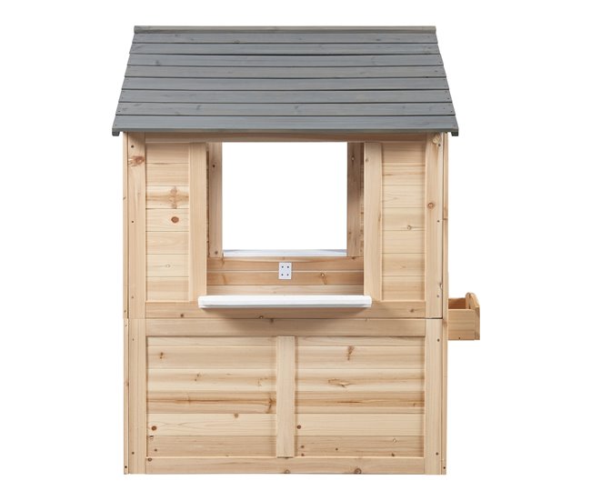 Casita infantil Acciano madera de abeto [casa.pro] Natural