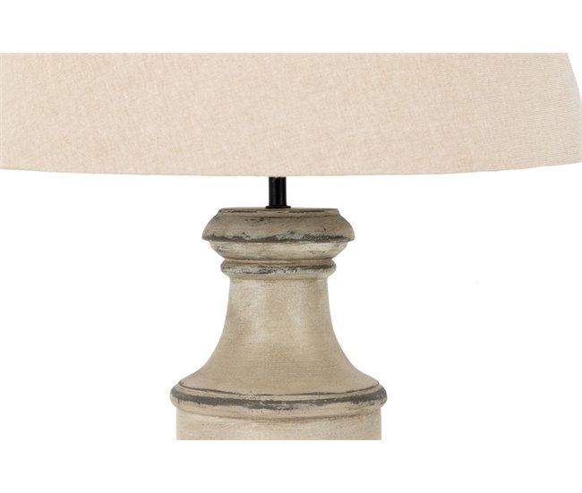 Lampara Madera Adda Home Beige