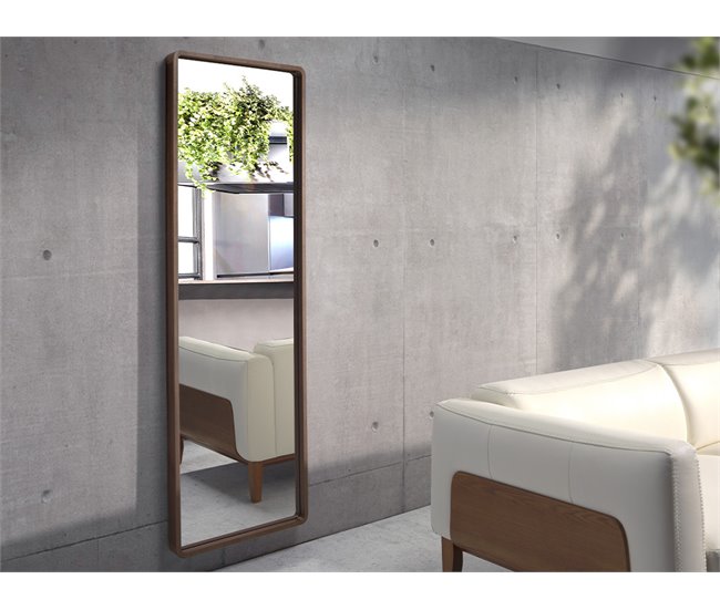 ANGEL CERDA Espejo pared rectangular nogal 60x190 Nogal