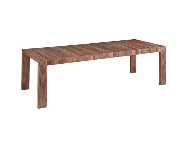 ANGEL CERDA Mesa comedor extensible nogal Nogal