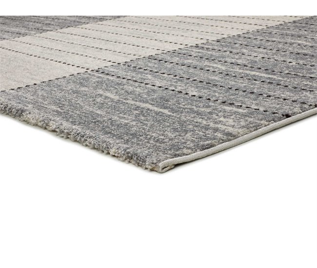 Alfombra de estilo moderno CRAFT - ATTICGO 133x190 Gris
