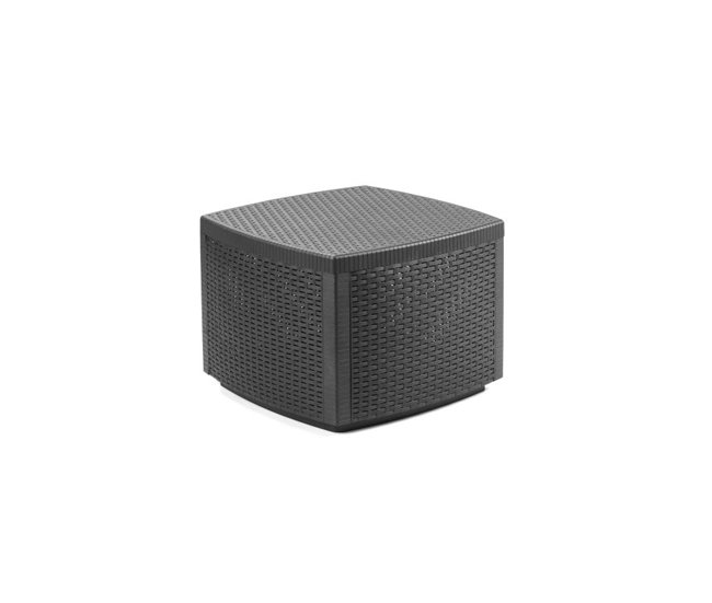Mesa de centro-baúl de exterior Kilu Gris Oscuro