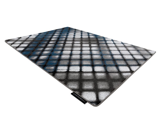 Alfombra INTERO REFLEX 3D enrejado 160x220 Azul