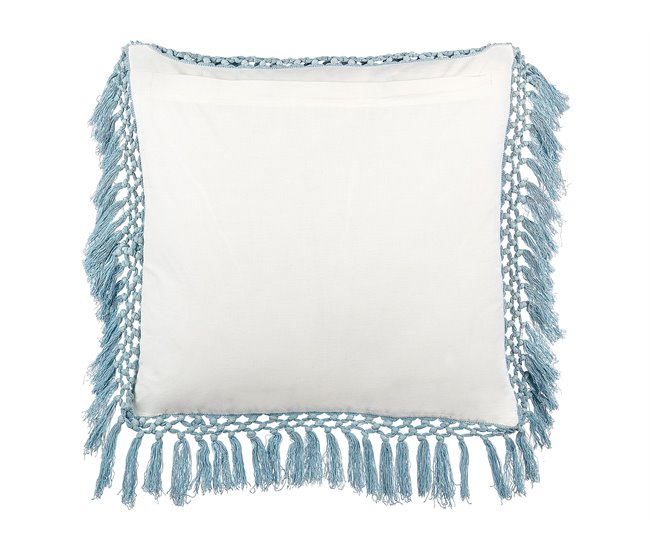 Beliani Cojín decorativo PALLIDA Blanco