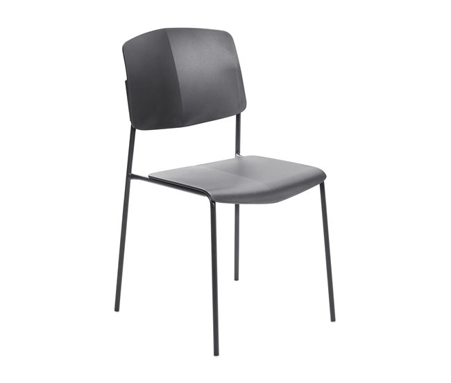 Conjunto de sillas de comedor ASTORIA Beliani Negro