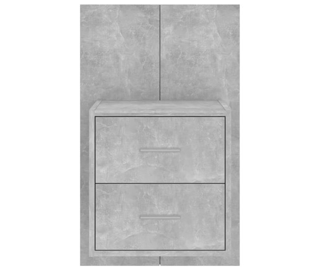 2 Mesitas de Noche de Pared 48 Blanco