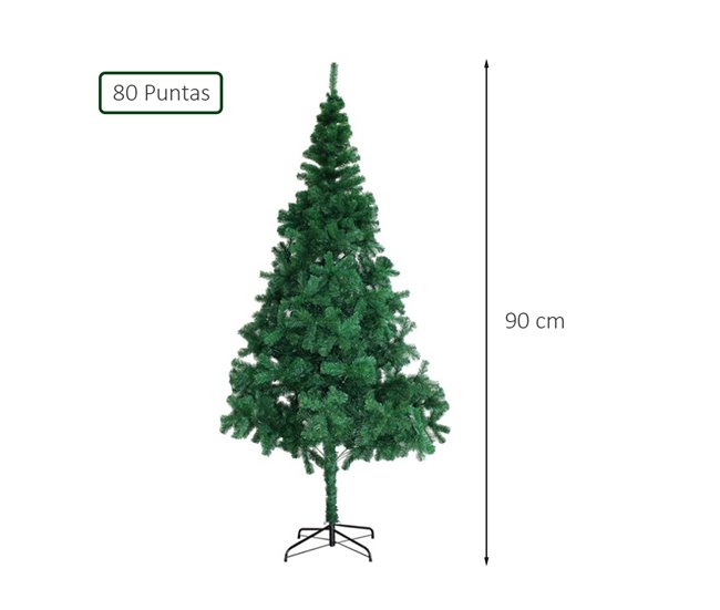 Acomoda Textil – Árbol de Navidad con Soporte Verde