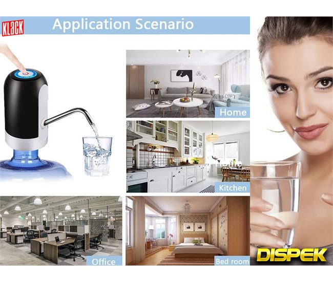 Dispensador de Agua Eléctrico Blanco