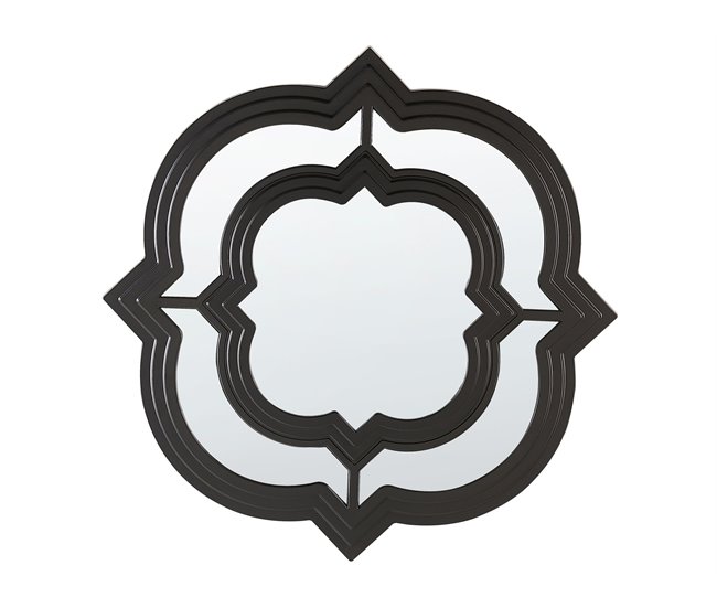 Beliani Espejo decorativo COBETA Negro