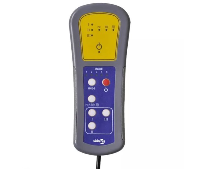 Sillón Reclinable De Masaje Gris Claro