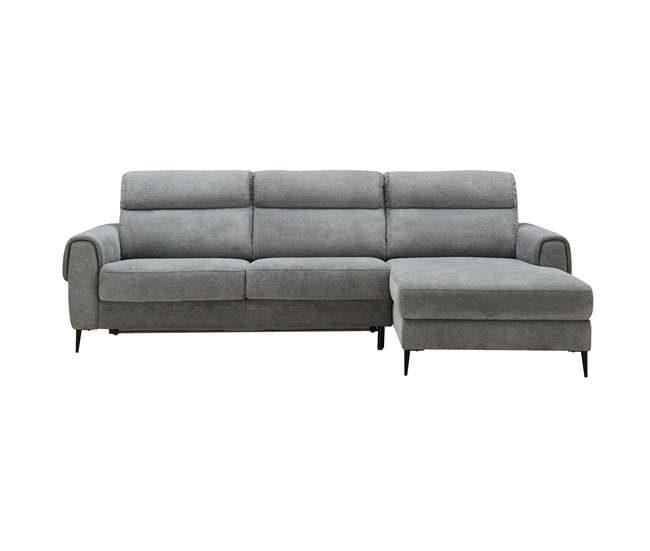Chaise longue con cama ELIA Gris