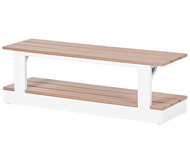 Beliani Conjunto de jardín Poliéster MISSANELLO Beige