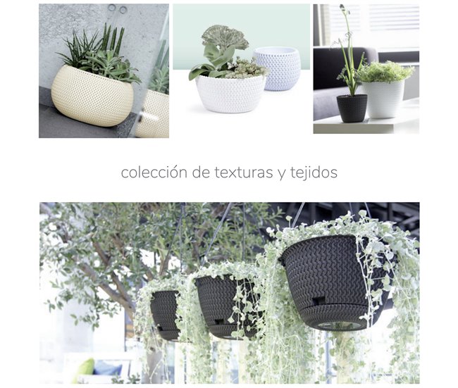 Jardinera Para Balcón Splofy Case 4L Antracita