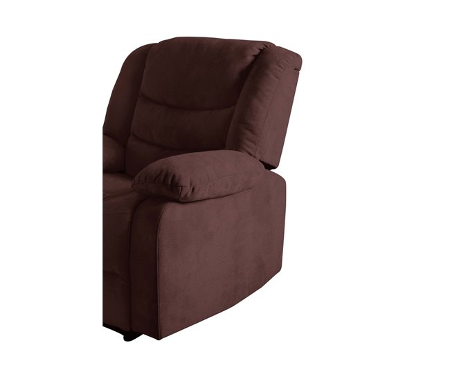 Sillón relax de tela CHEF2 Chocolate