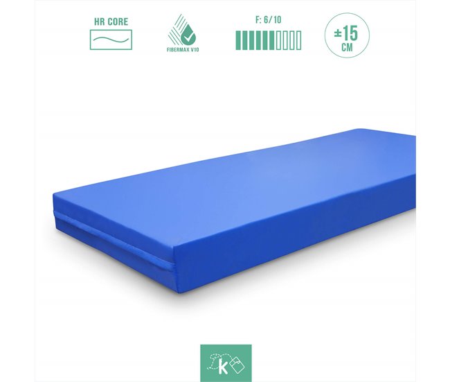 Colchón Geriátrico - Viscoelástico - Funda Sanitaria Ignífuga 