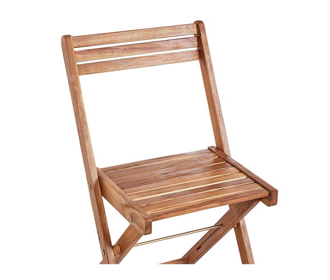 Beliani Conjunto de comedor FRASSINE Madera Clara