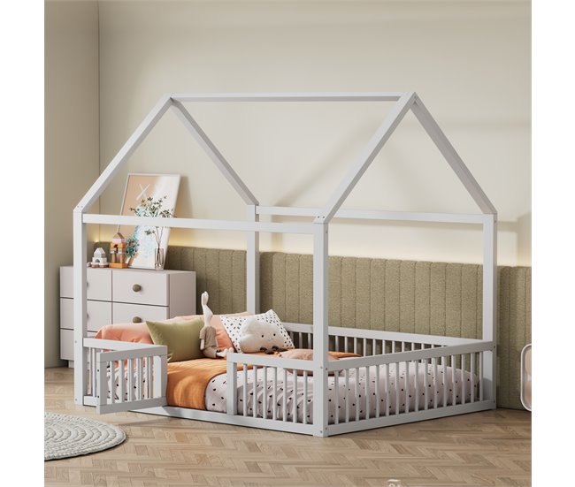 Camas infantiles 145x204 Blanco