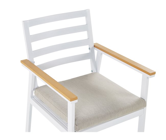 Beliani Conjunto de comedor CAVOLI Beige