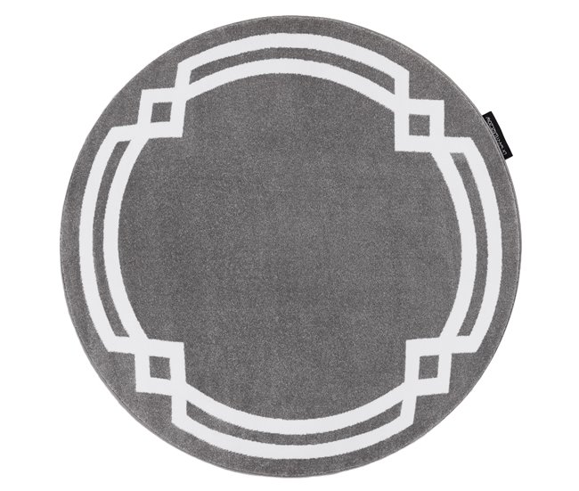 Alfombra HAMPTON Lux círculo 140x140 Gris