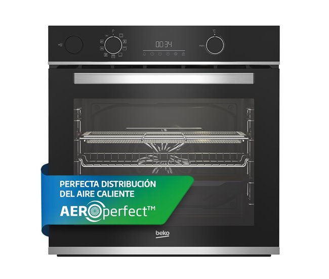 Horno multifunción pirolítico BEKO BBISA13300XMPE Negro