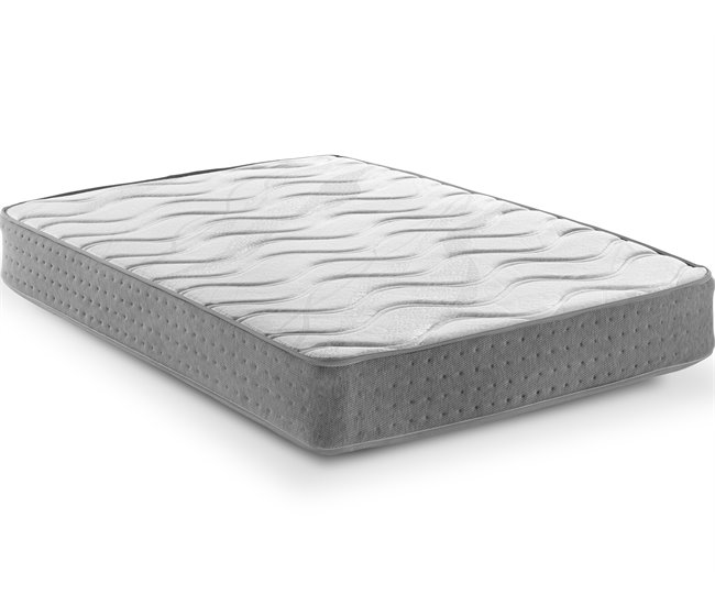 Colchón Muelles Ensacados y Visco 25 cm | 25 Cm | confort y refuerzo lumbar|Firmeza alta 