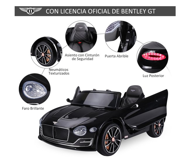 Coche Eléctrico PP, Metal HOMCOM Blanco