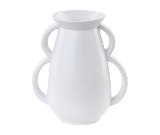 Beliani Jarrón para flores KOROPI Blanco