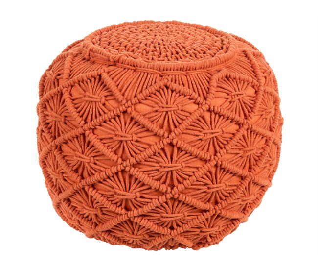 Beliani Puf BERKANE Naranja