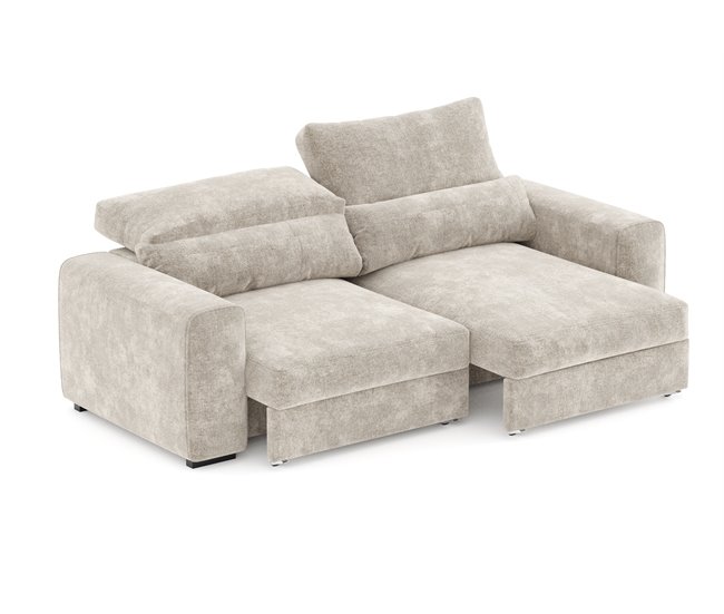 Sofá LANDON convertible en cama Beige