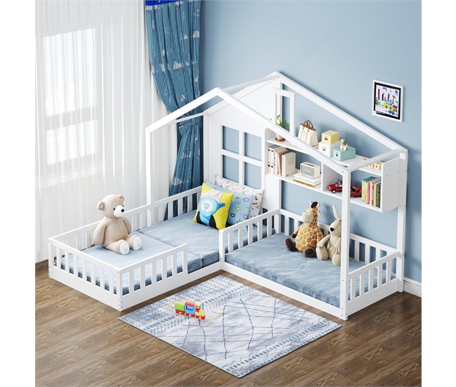 Camas infantiles 206x242 Blanco