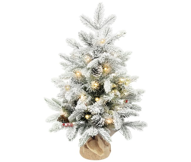 Árbol de Navidad Plástico, Lino HOMCOM, hogar - decoración Verde