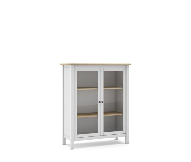 Mueble Microondas 2P LANDHAUS. Blanco