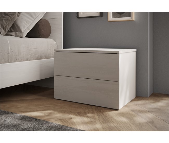 Dormitorio completo NAPOLI espejo Blanco