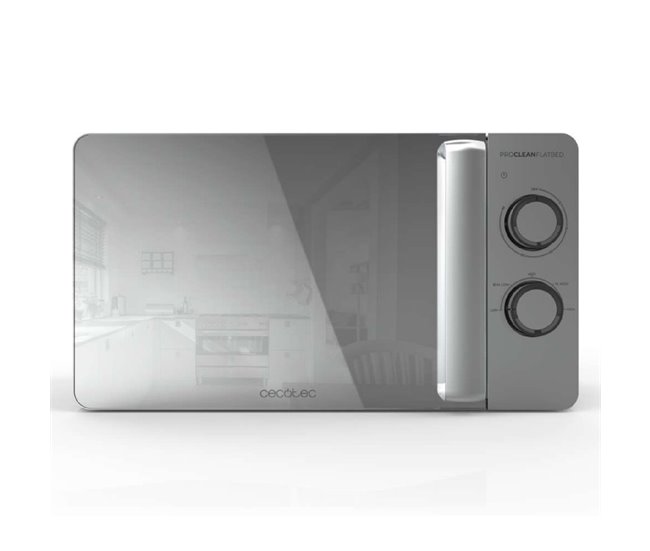 Cecotec Microondas Proclean 3060 Flatbed Mirror Plateado