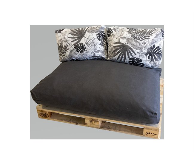 Set 3 cojines para palet COZY Gris