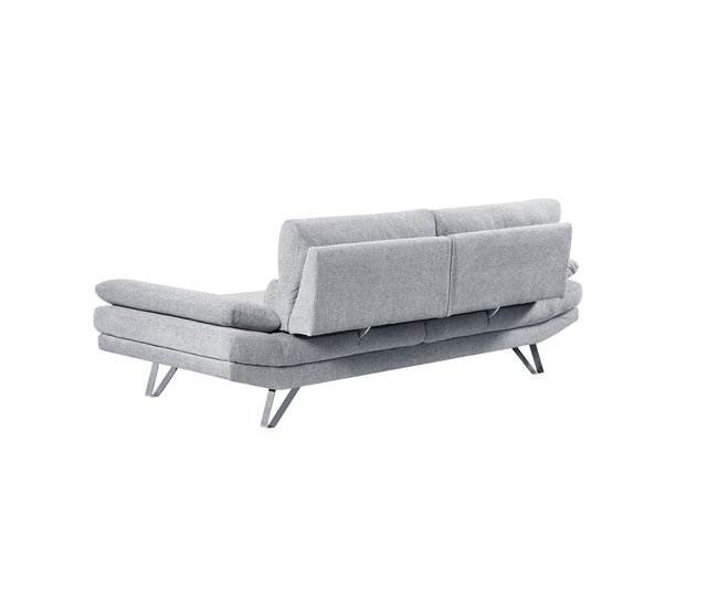 Sofá 3 plazas MARTIN color gris claro Gris Claro