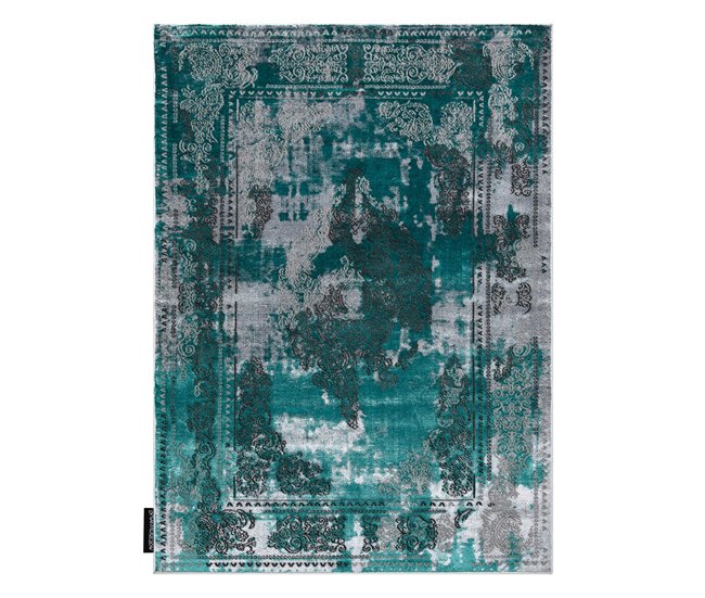 Alfombra DE LUXE moderna 6827 Abstracción, vintage - Structural 160x220 Verde