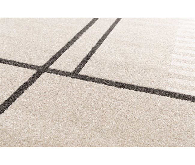 Alfombra diseños geométricos DOMUS - ATTICGO 80x150 Beige