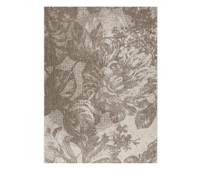 Alfombra de cuerda sisal FLOORLUX 20491 Flores 120x170 Beige