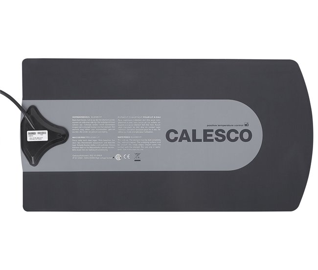 Beliani Cama de agua Piel NANTES 188x237 Gris Claro