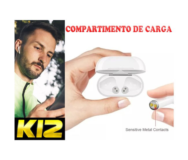 I12 Auriculares True Wireless Blanco