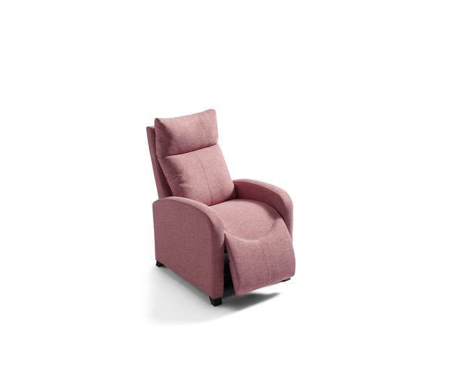 Sillón relax MILU manual color rosa Rosa