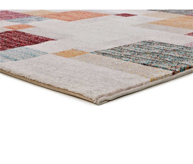 Alfombra geométrica EIDER - ATTICGO 80x150 Multicolor