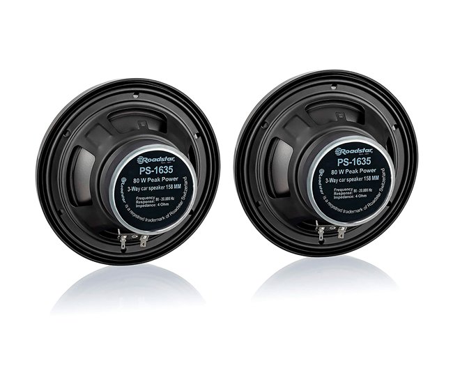 Altavoces de coche Roadstar PS-1635 Negro
