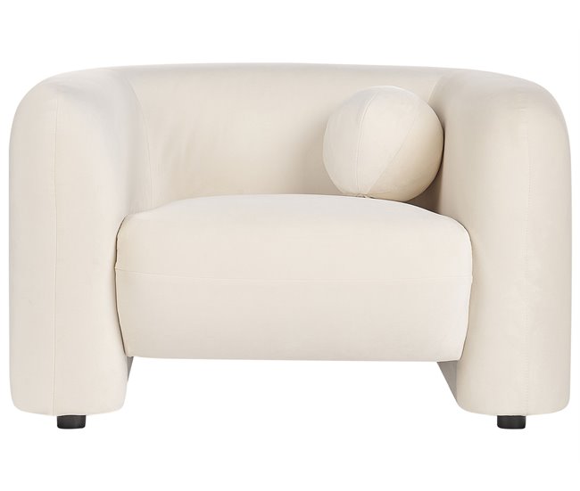 Beliani Conjunto de sofás LEIREN Crema