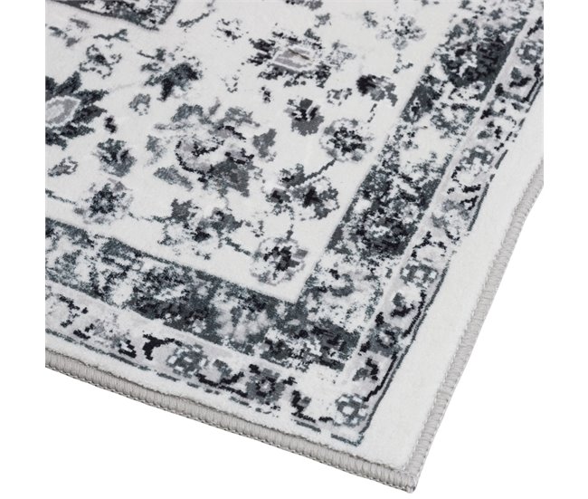 Alfombra de diseño vintage 160x230 Gris