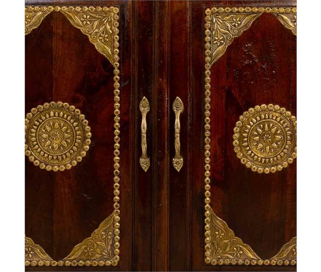 Aparador de madera acabado artesanal Marron
