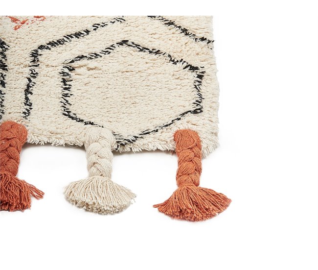 Beliani Alfombra de pelo corto HAJIPUR 160x230 Beige