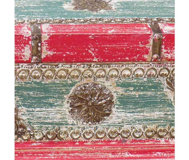 Baúl de madera Multicolor