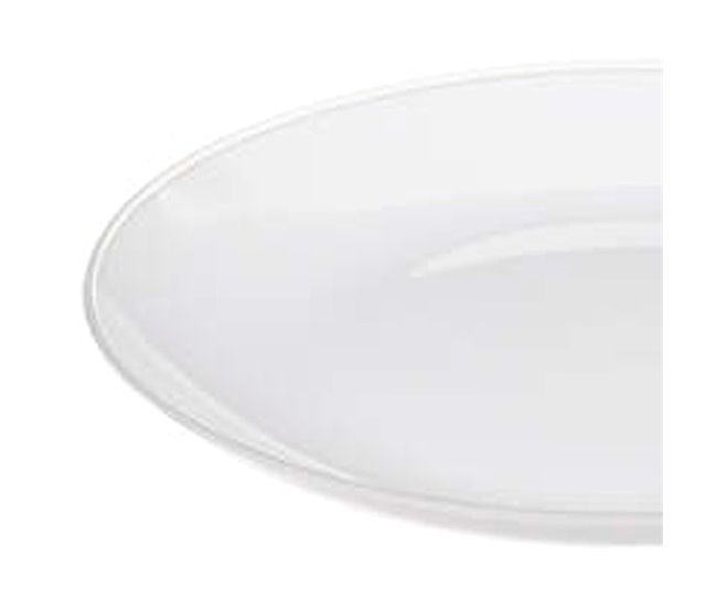 Plato plano Blanco